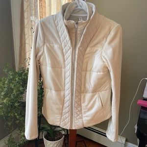 Lululemon fleece lined, fall winter coat, size 8, ivory